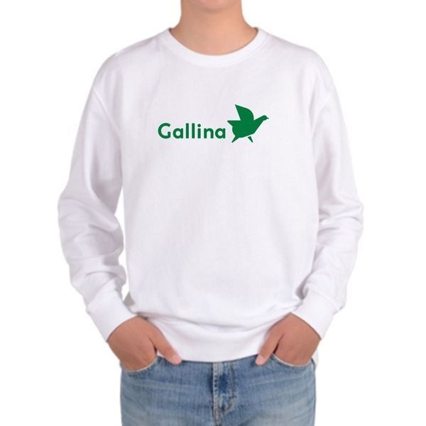 [하프클럽]모노무드 기모맨투맨 겁쟁이 암탉 갈리나 내성적 디자인