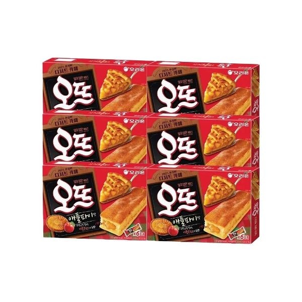오리온 오뜨 애플파이맛 192g 6개