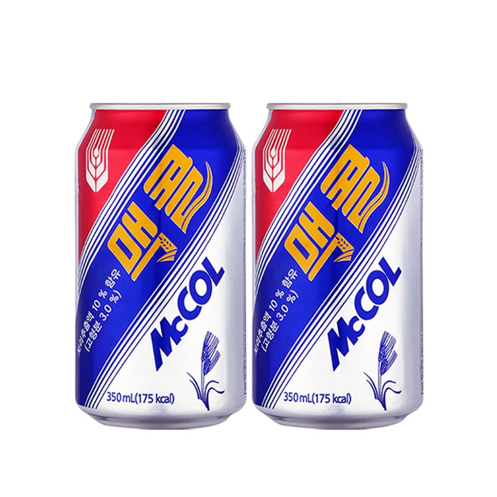 1+1 맥콜 350ml*24캔 2박스 (총48캔)