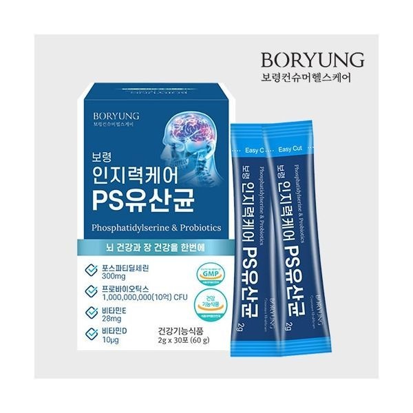 보령 인지력케어 PS유산균 2g x 30포