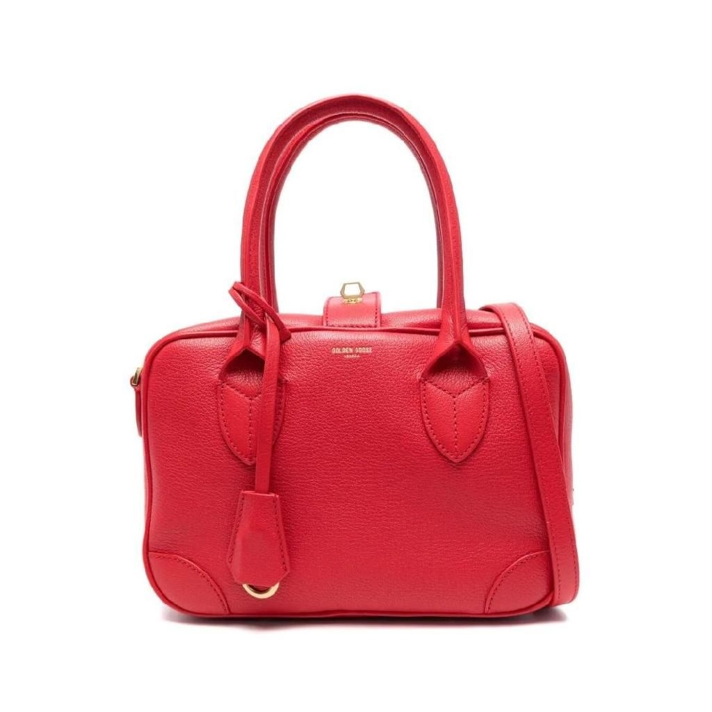 [해외] 골든구스 GRAINED LEATHER VITA TOP HANDLE BAG rosso GWA00470/A000602 40517 LIPSTICK RED [관부가세포함]