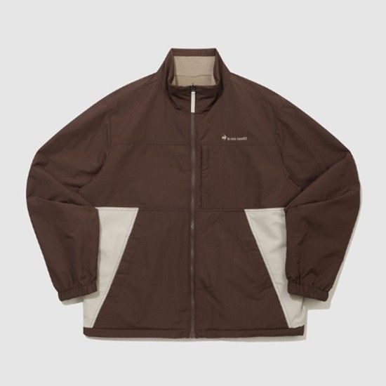 유니 듀스 리버시블 루즈핏 자켓 브라운 QQ323LJK99-BRW