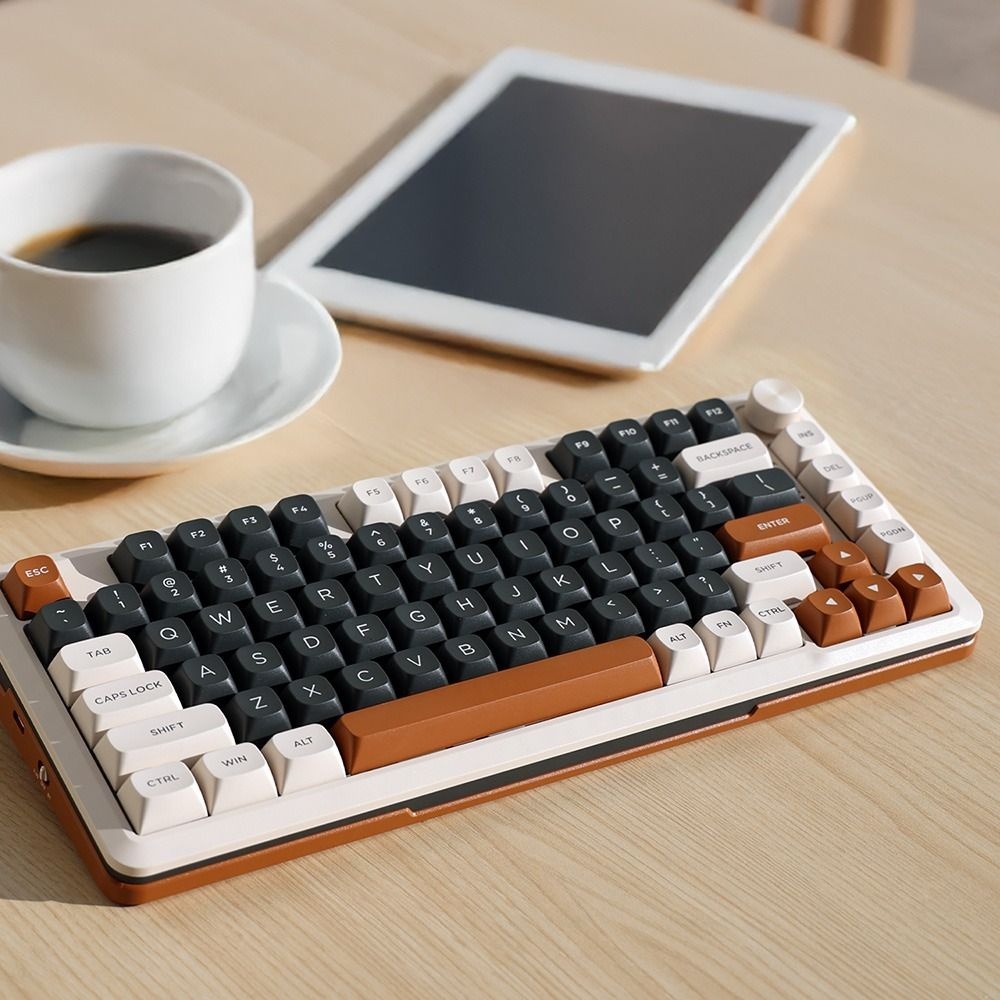 상품상세참조 앱코 3MODE 특주축 멜론스위치 유무선 기계식 키보드 루왁커피 AK81BT