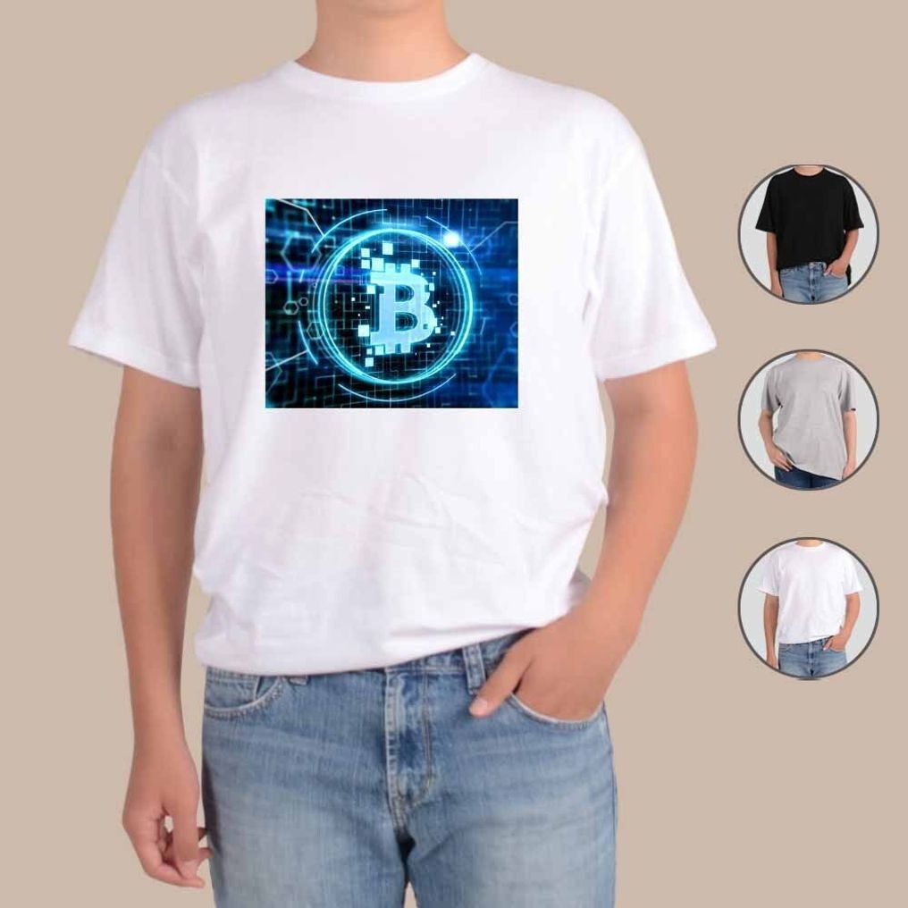 반팔티 남여공용 비트코인 가상화폐 알트코인 거래소 그림 RH