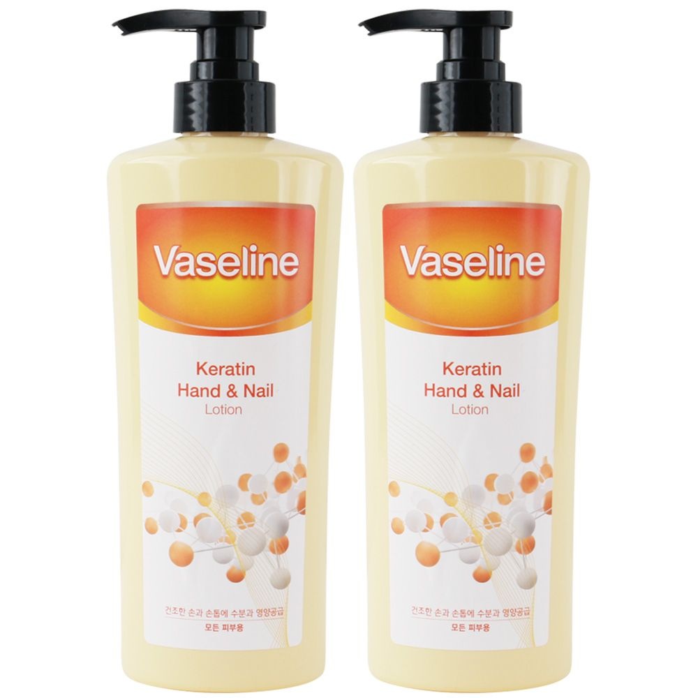 푸드어홀릭 (2개)바세린 케라틴 핸드 앤 네일 로션 500ml