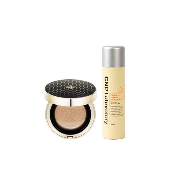 차앤박 [매장정품] 차앤박 CNP 프로폴리스 2종 기획 (프로폴리스 앰플 인 쿠션 SPF50+,PA+++ + 프로폴리스 미스트 100 mL)