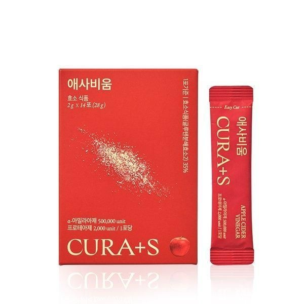 큐라에스 애사비움(14포) 애사비효소 글루텐프리 곡물효소 식이섬유
