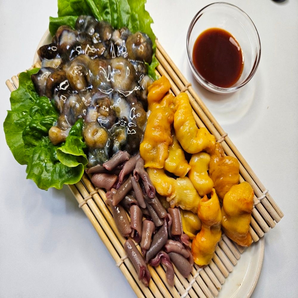 통영 깐멍게, 해삼, 개불 손질 세트 : 롯데ON