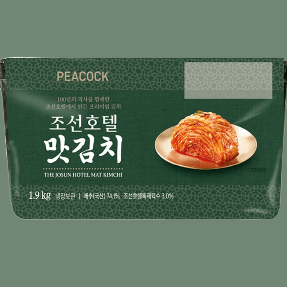 피코크 조선호텔 김치 맛김치