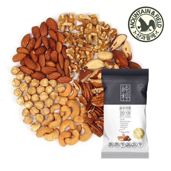 산과들에 (현대Hmall) [산과들에] 오직견과 하루 한줌견과 순수가온 1봉 [낱봉]