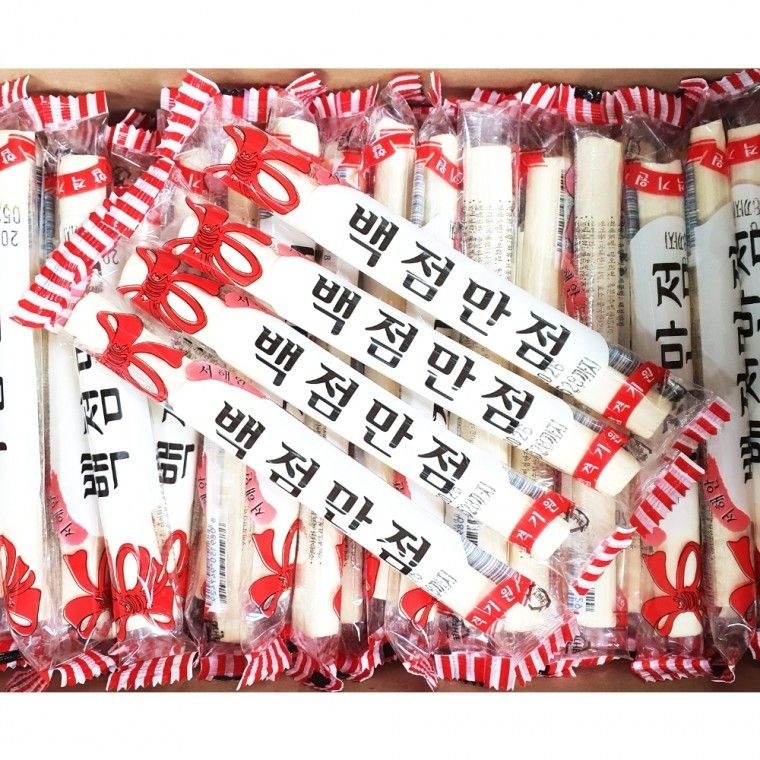 서해안민속식품 백점만점 가락엿 1박스 100개입 합격엿 수험생 간식 수능 시험 합격기원 옛날간식