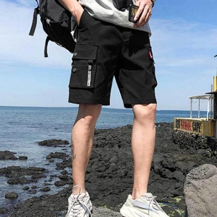 반바지 패션 건빵 조거 카모 트레이닝 밴딩 캐주얼 체크 카고 슬랙스 여행 여름 남자