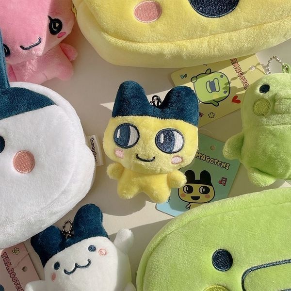 [하프클럽]모노무드 미니 다마고치 가방고리 겸 인형 구치파치(그린)