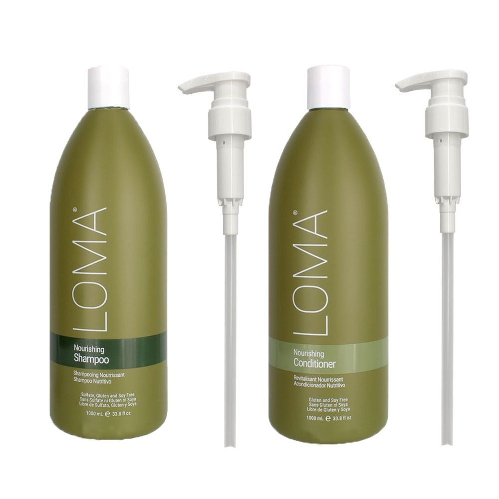 LOMA 로마 너리싱 샴푸+컨디셔너 1000ml 펌프포함