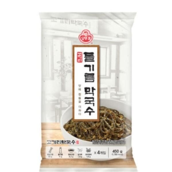 [셀러허브 식품] 오뚜기 고기리 들기름 막국수 실온보관 간편조리 국수