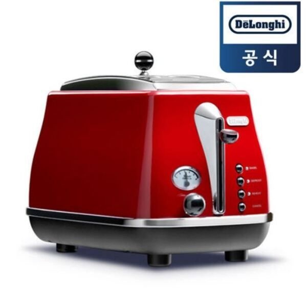 [드롱기] [하이마트]  아이코나 토스터 CTO2003.R 레드 [분리형 부스러기받침대/6단계다이얼조작]