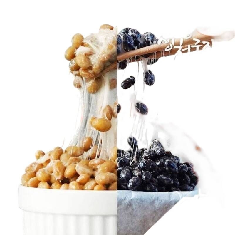 프레시데이우리콩 안동낫또 생청국장 백태18개+흑태18개 49.5g 개