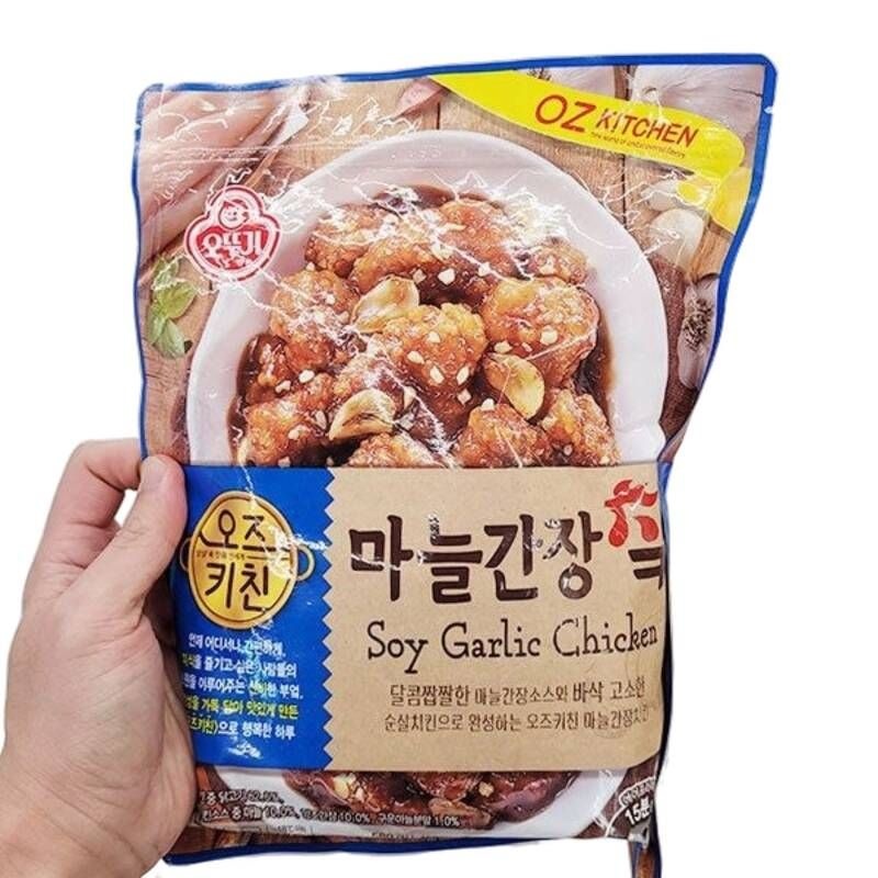 오즈키친 마늘 간장 치킨 580g 아이스