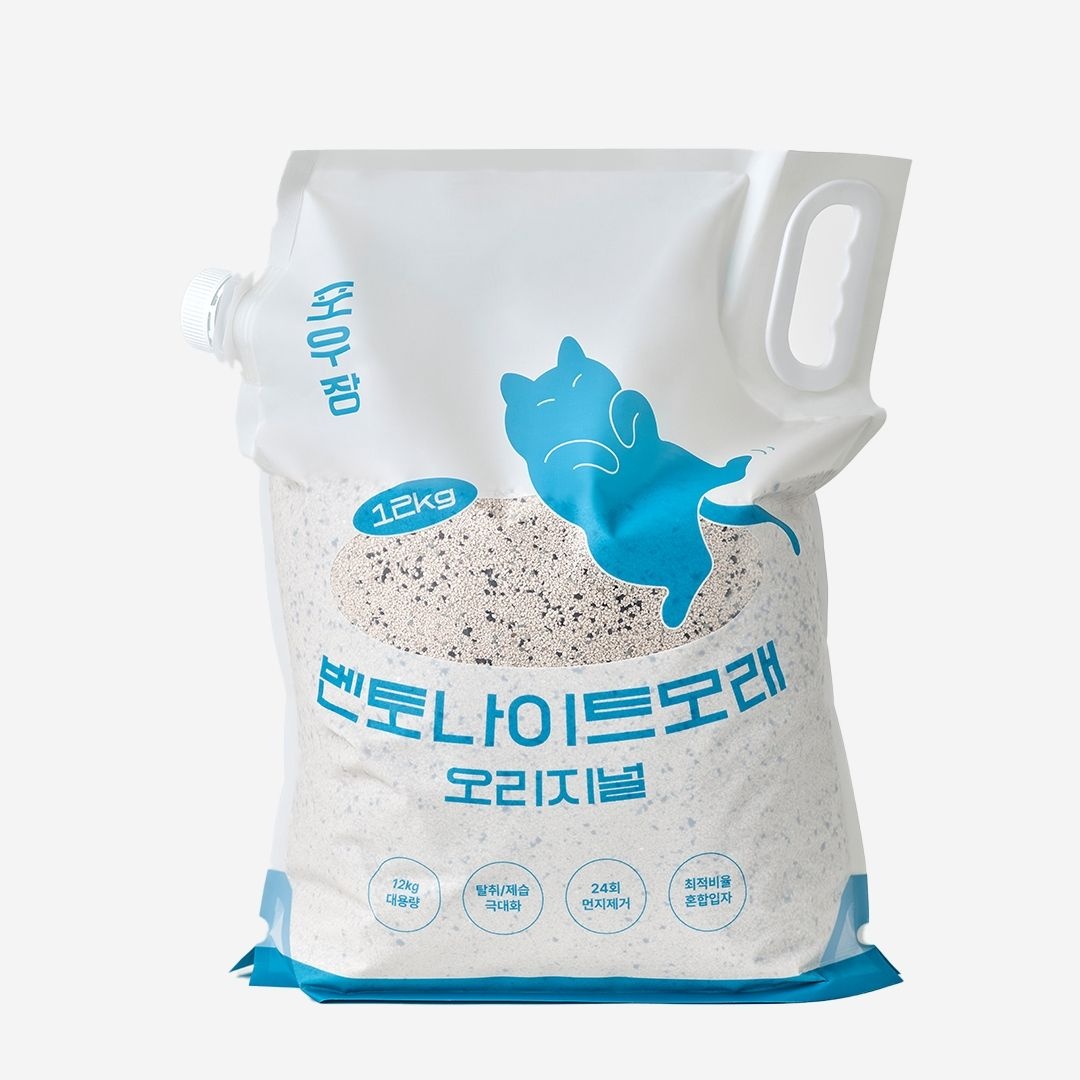 [L포인트]포우장 벤토나이트 고양이모래 오리지널 12kg
