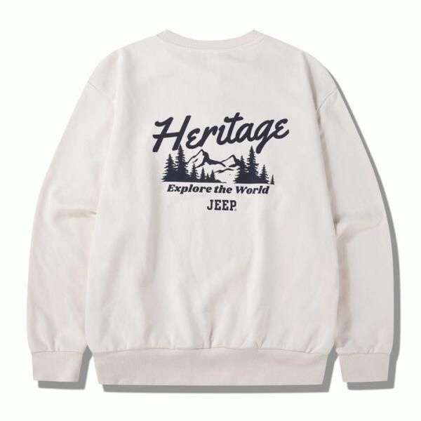 [지프 (안양)] Jeep 지프 남여공용 큰지프 헤리티지 맨투맨345_JP3TSU892345SG