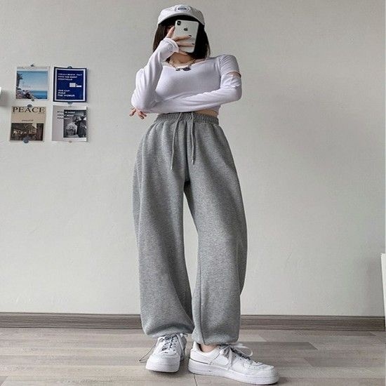 데일리 조거 데일리 트레이닝 캐주얼 팬츠 밴딩 스트링 트레이닝 캠핑룩