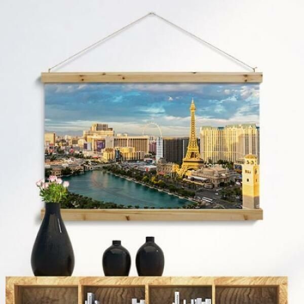 아트박스 (현대Hmall) 아트박스/꾸밈 ah021-우드스크롤_90CmX60Cm-오후의라스베가스