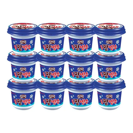 찰떡 일품 팥빙수 아이스크림 240ml X12개
