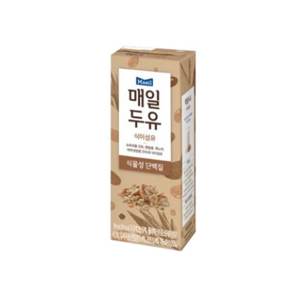 매일두유 190ml [24팩+24팩] 48팩 식이섬유 식물성단백질