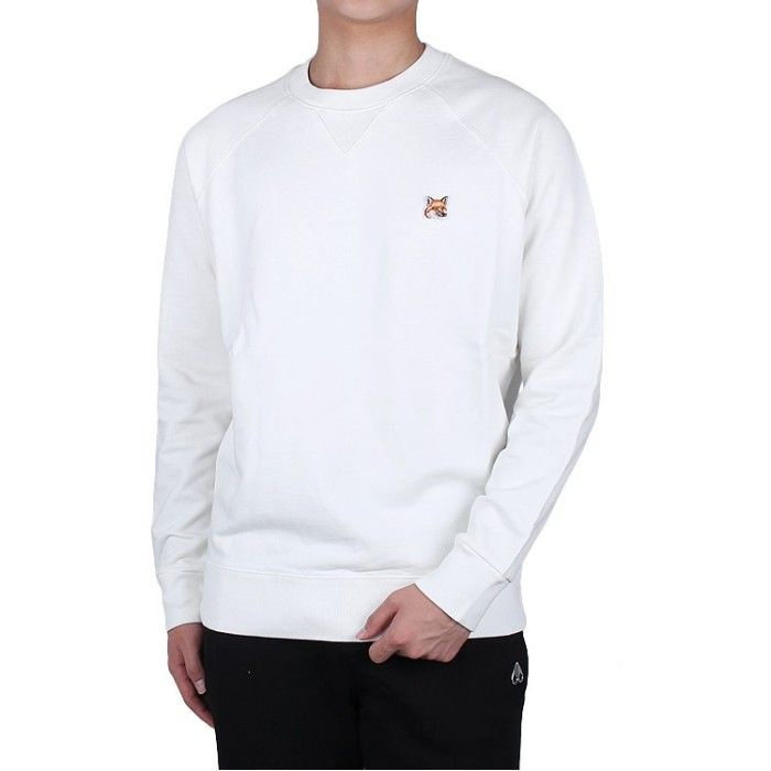 메종키츠네 메종키츠네 5%중복할인   스크래치 폭스헤드 맨투맨  AM00303KM0001 P700