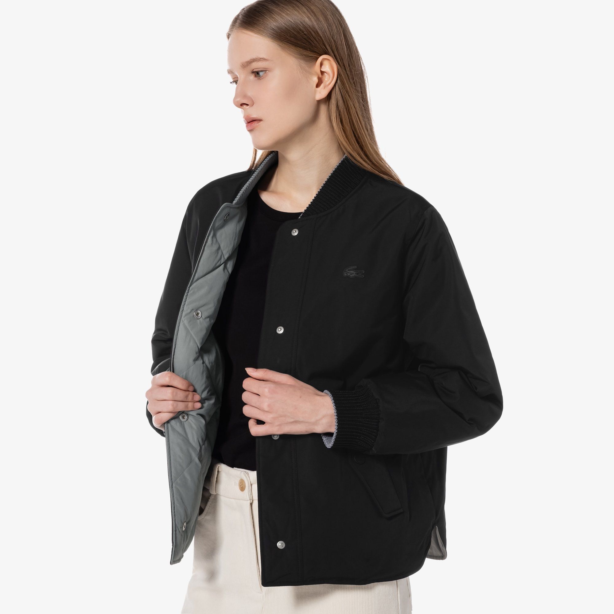 [롯데백화점] 라코스테 여성 리버시블 퀼팅 다운 BF7738-55NO LE1220505583