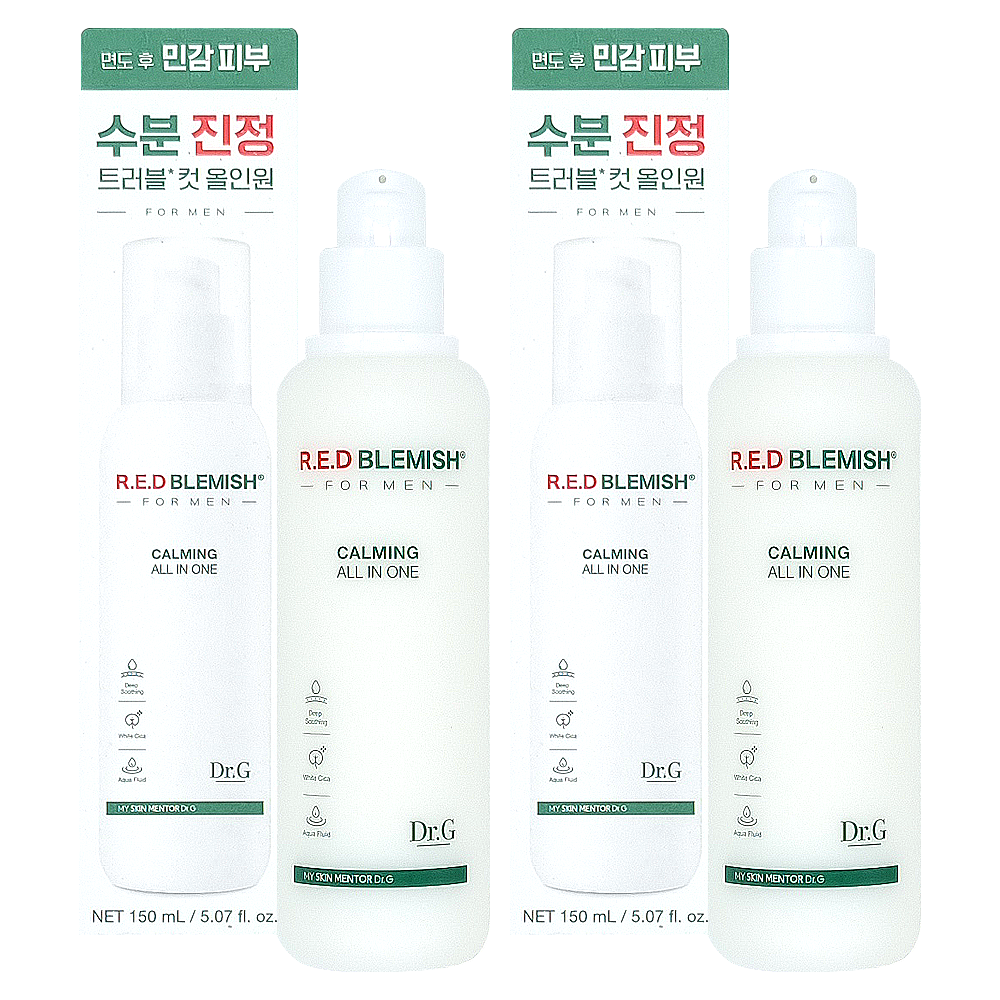 [오늘출발] 닥터지 레드 블레미쉬 포 맨 진정 올인원 150ml x 2개 촉촉한 남자올인원화장품