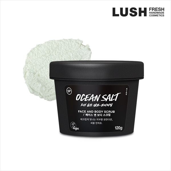 러쉬 [공식]오션 솔트 셀프-프리저빙 120g - 페이스 앤 바디 스크럽