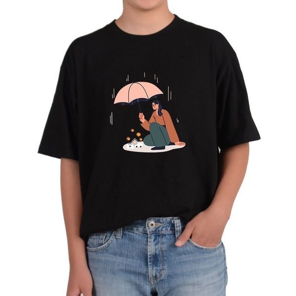 [하프클럽]모노무드 오버핏반팔티 금융 보험 리스크 매니지먼트 자산관리 비올때 전사이즈