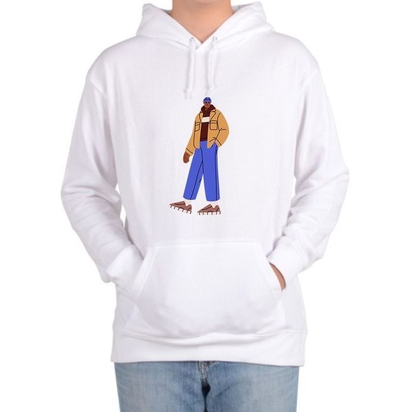 [하프클럽]모노무드 오트밀 후드티 패션피플 패션쇼 모델 인플루언서