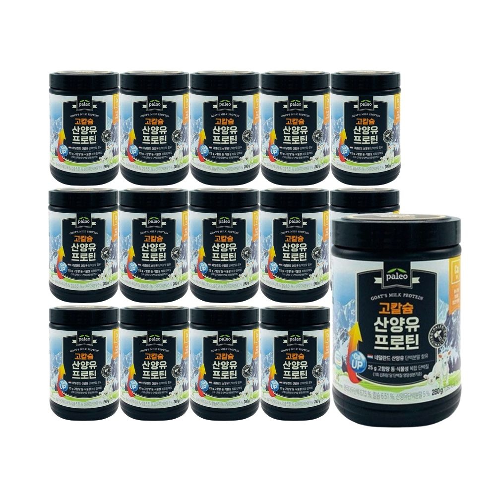 노비스바이오 팔레오 고칼슘 산양유 프로틴 280g 15개