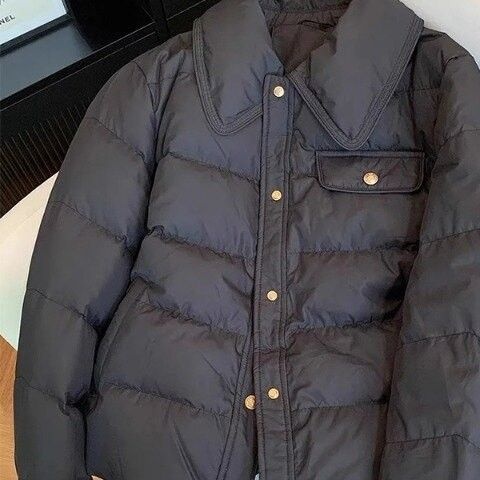 세미크롭 윈터룩 경량패딩 리벨라패딩자켓