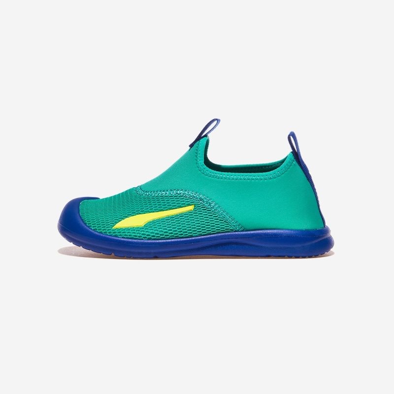 국내매장 푸마 아쿠아캣 쉴드 프리스쿨 Sparkling Green Lime Pow Coba