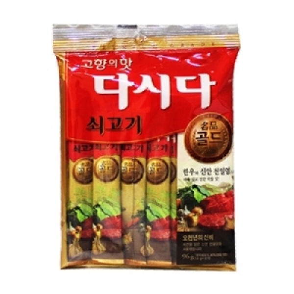 CJ 고향의맛 쇠고기 다시다 명품골드 스틱 96g(8gX12개)