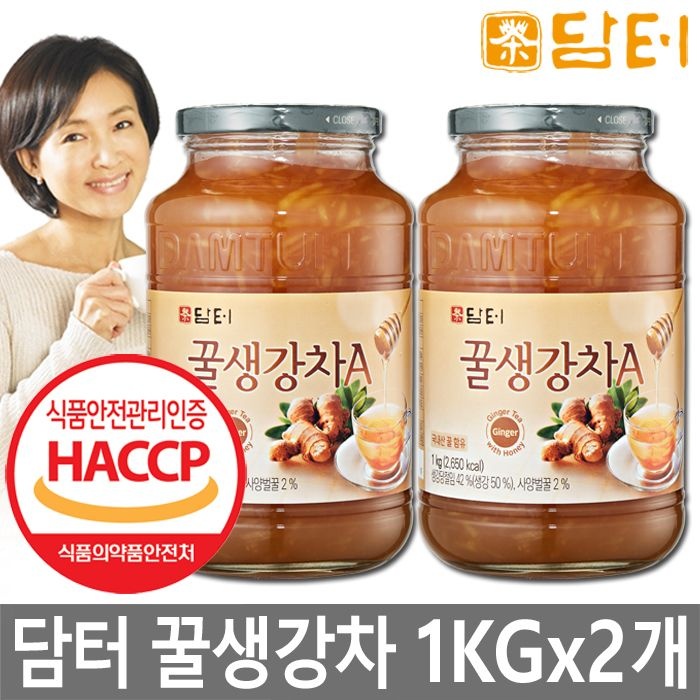 [담터]담터 꿀생강차 1kg+1kg 총2kg /액상차 : 롯데ON