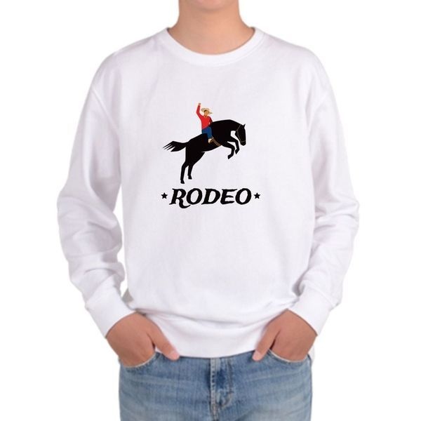 [하프클럽]모노무드 맨투맨 전사이즈 카우보이 말 로데오 호오스 디자인