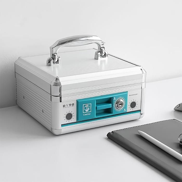 매장 돈통 모던동전 지폐 통장OTP 안전보관 미니금고 B198