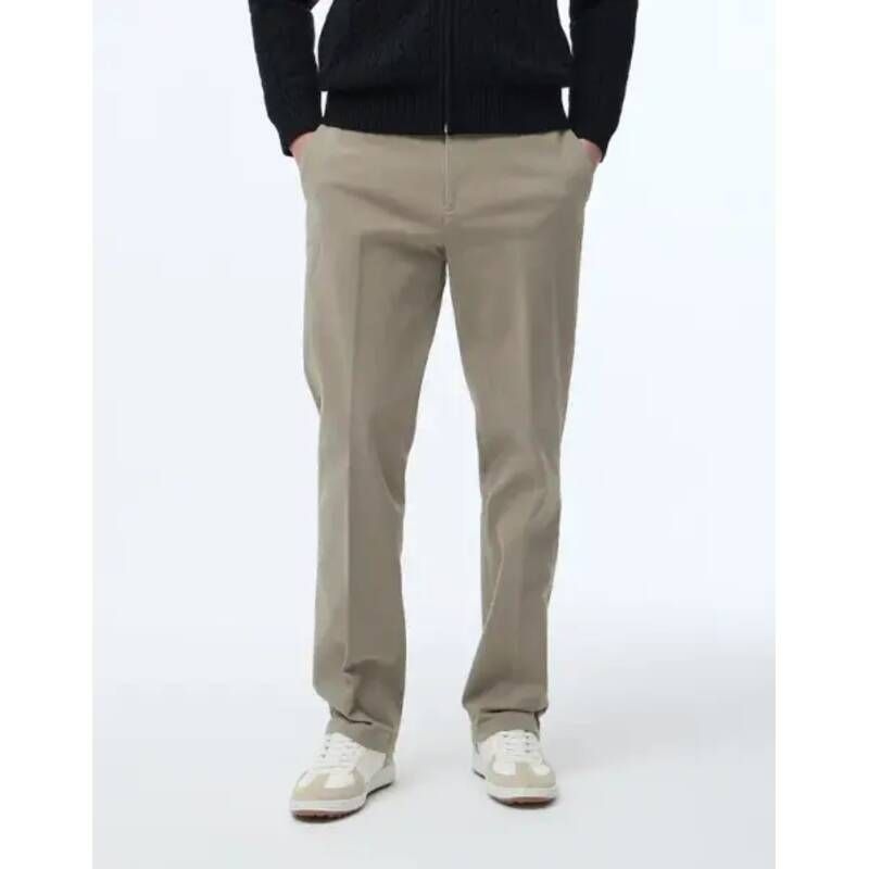 헤지스 23FW 반값스테디셀러베이지 단색 면혼방 기모 팬츠 WHPA3D501I2 758320