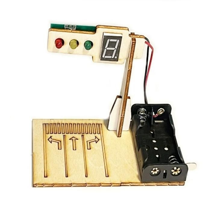 아두이노 LED 신호등 실험세트 도로교통법이해 A02748