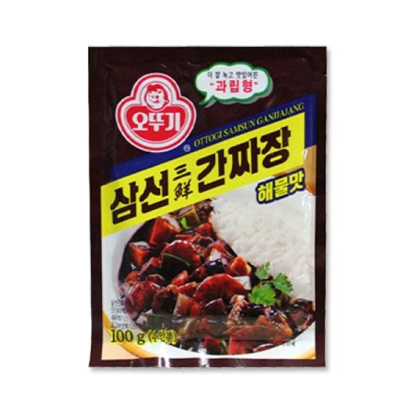 [온누리상품] 오뚜기 삼선 간짜장 분말 (해물맛) 100g