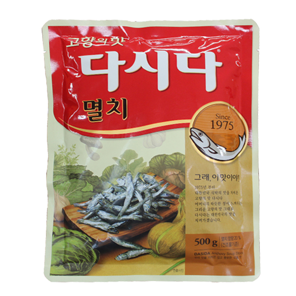 [온누리상품] CJ제일제당 CJ 고향의맛 다시다 멸치 500g