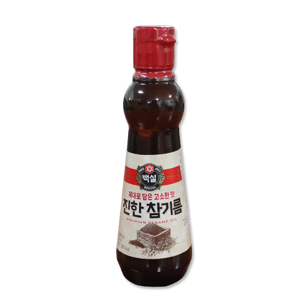 CJ 백설유 진한 참기름 320ml