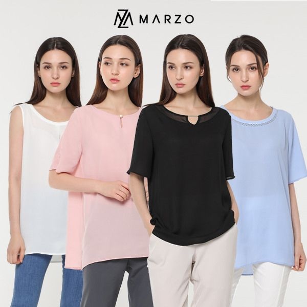 [마르조]시그니처 앙상블 블라우스 358012