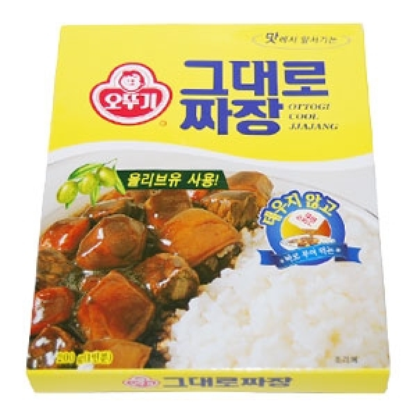 [온누리7%혜택]오뚜기 그대로 짜장 200g