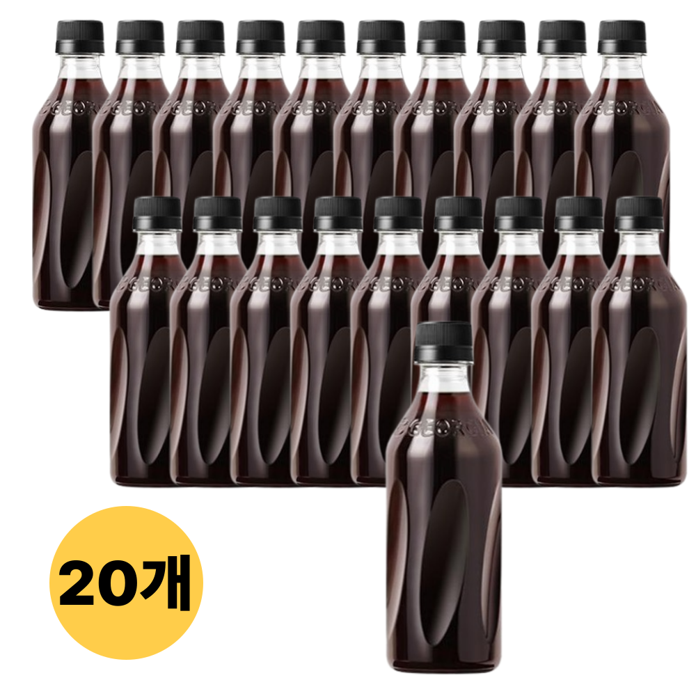 코카콜라음료 조지아 크래프트 블랙 무라벨 370ml x 20개