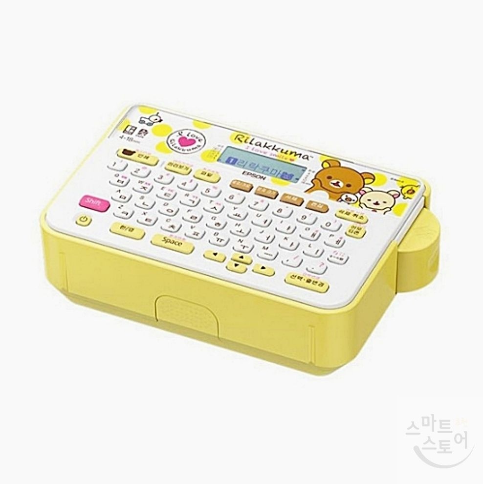 [귀여운 정리] 엡손 리락쿠마 라벨프린터 LW-H200RK 4-18MM 트렌드문구